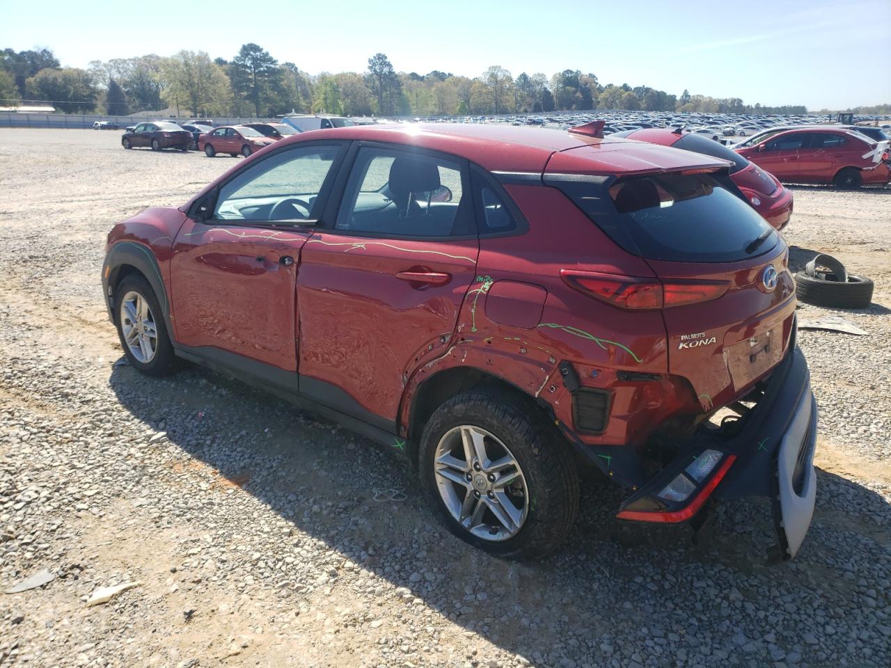 2022 HYUNDAI KONA SEL VIN:KM8K22AB1NU766989