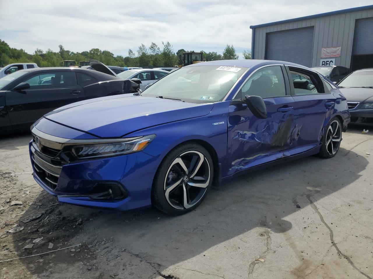 2022 HONDA ACCORD HYBRID SPORT VIN:1HGCV3F2XNA031090