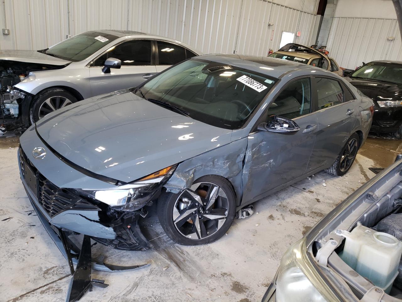 2022 HYUNDAI ELANTRA SEL VIN:KMHLN4AG2NU337489