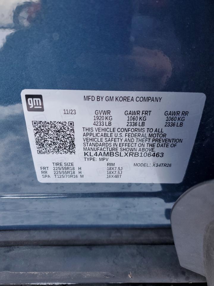 2024 BUICK ENCORE GX PREFERRED VIN:KL4AMBSLXRB106463