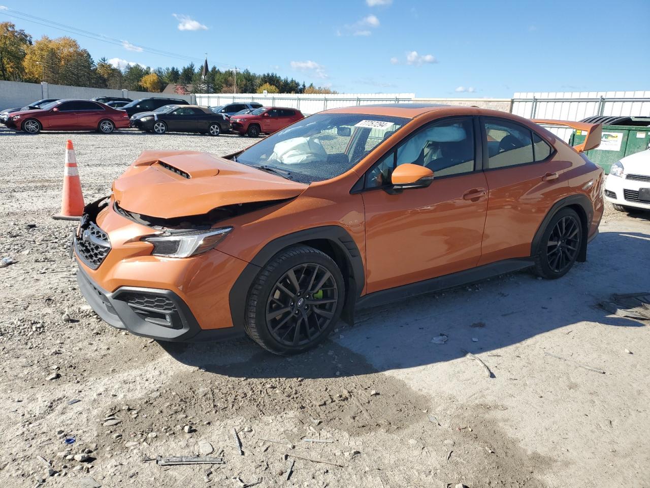 2022 SUBARU WRX LIMITED VIN:JF1VBAN62N8007548