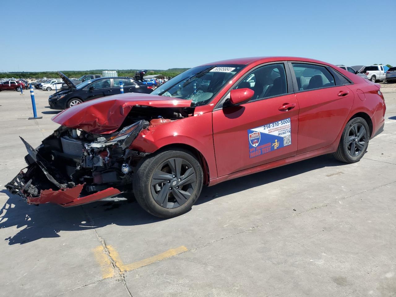 2023 HYUNDAI ELANTRA SEL VIN:KMHLM4AG5PU447751