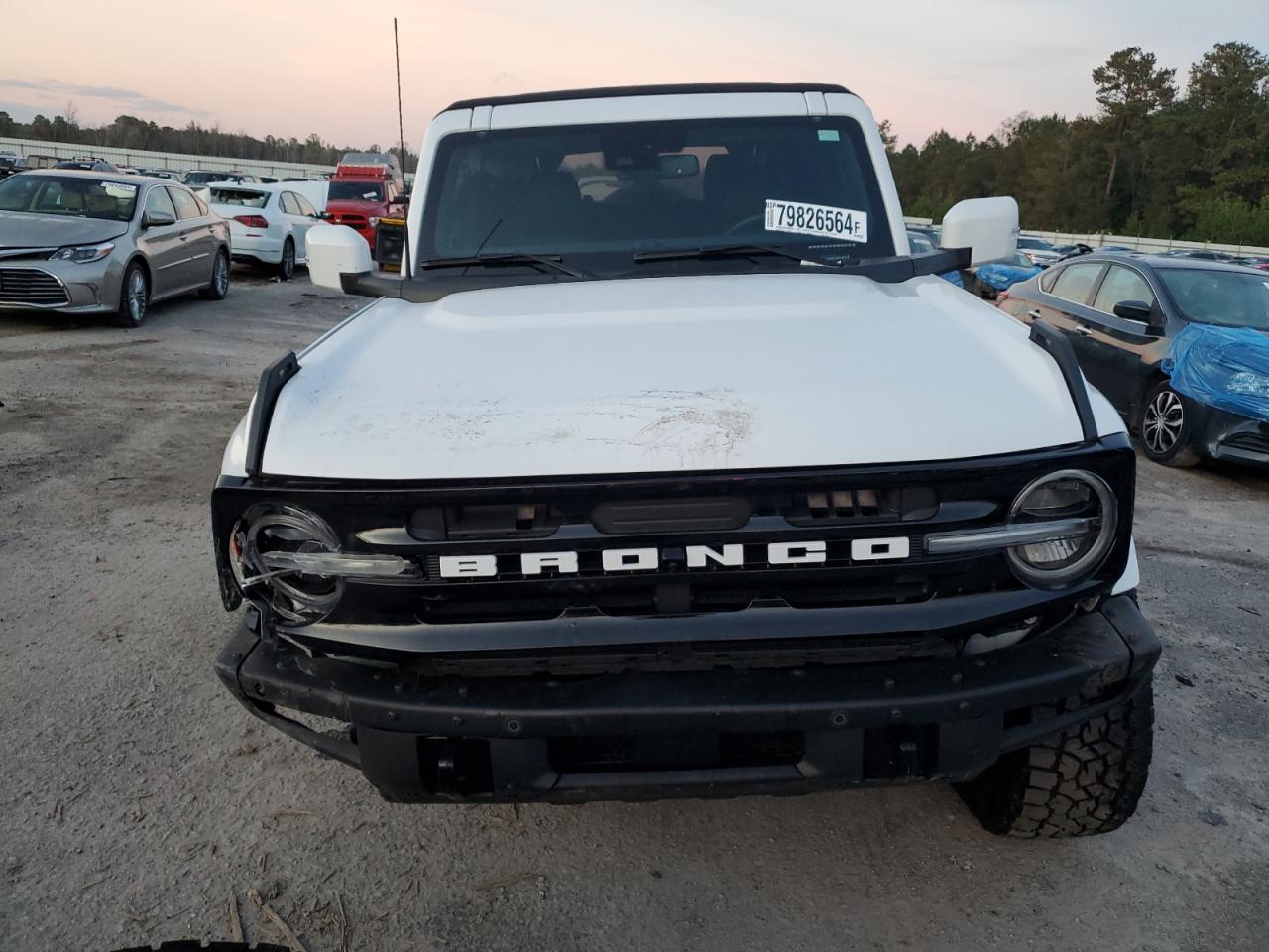 2022 FORD BRONCO BASE VIN:1FMDE5DH9NLB78751