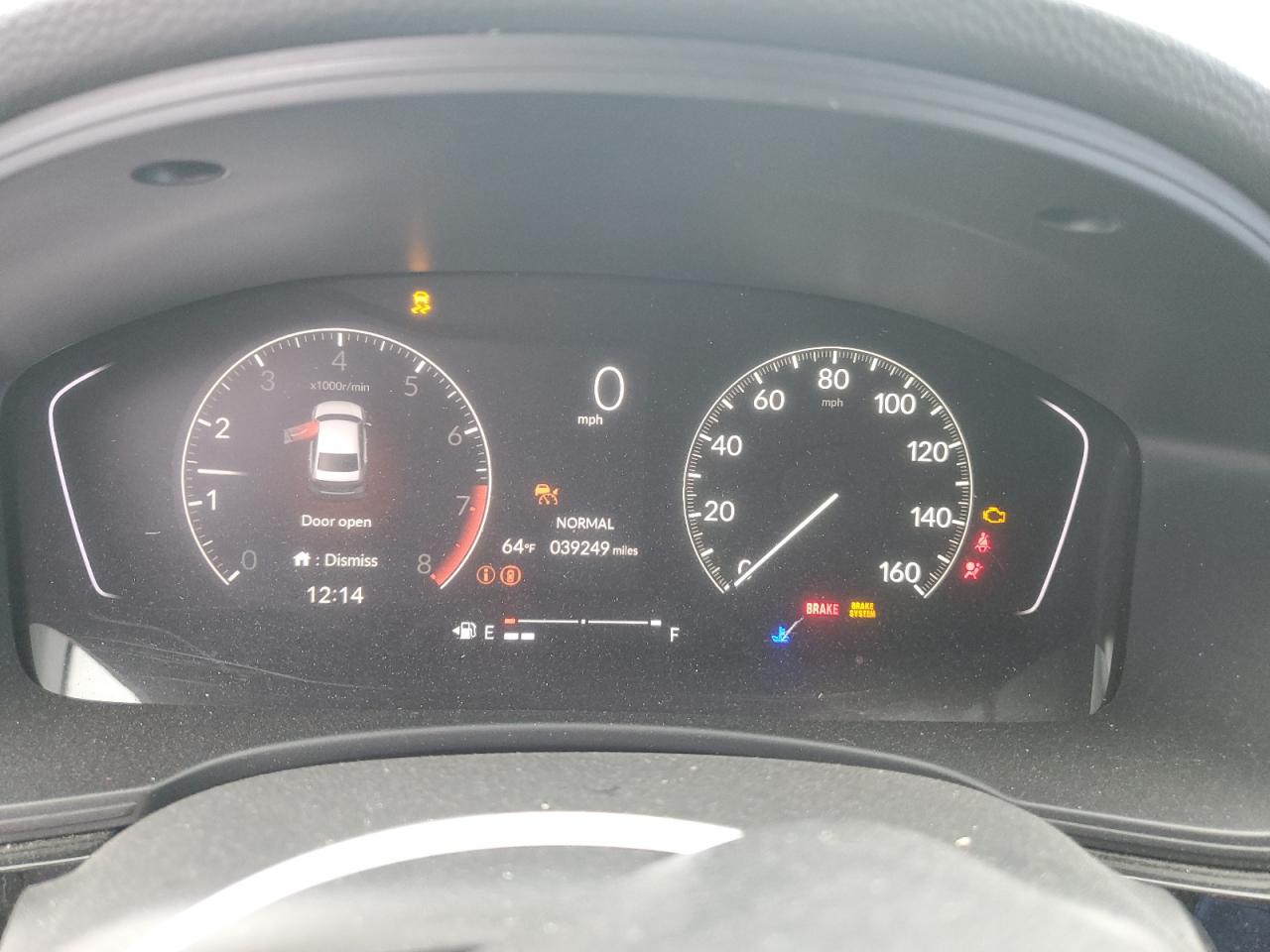 2022 HONDA CIVIC SPORT VIN:2HGFE2F57NH572553