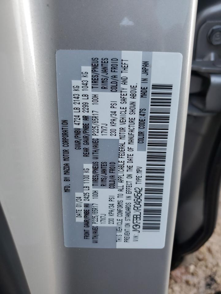 2024 MAZDA CX-5 SELECT VIN:JM3KFBBLXR0464542