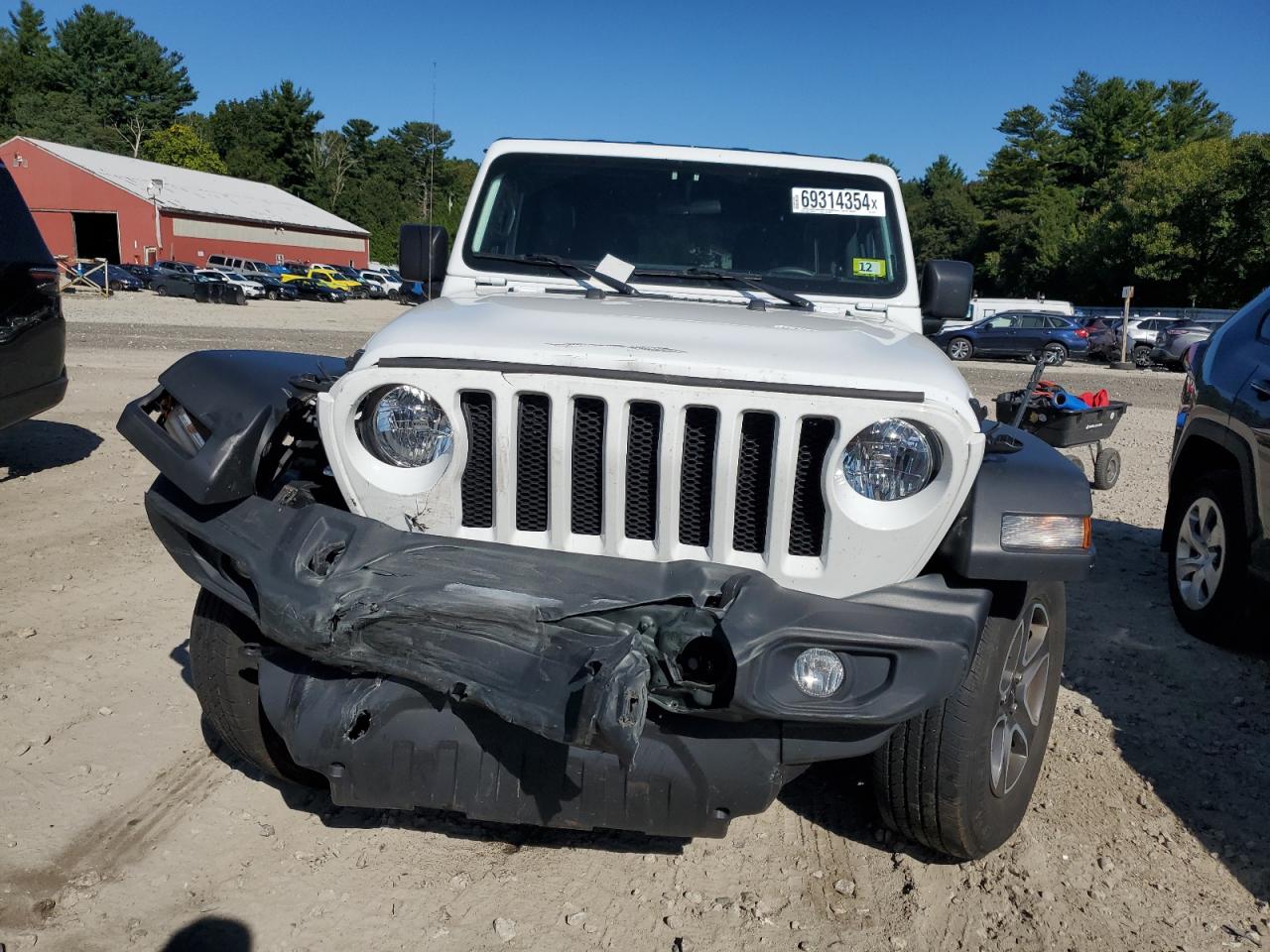 2022 JEEP WRANGLER UNLIMITED SPORT VIN:1C4HJXDG9NW132131