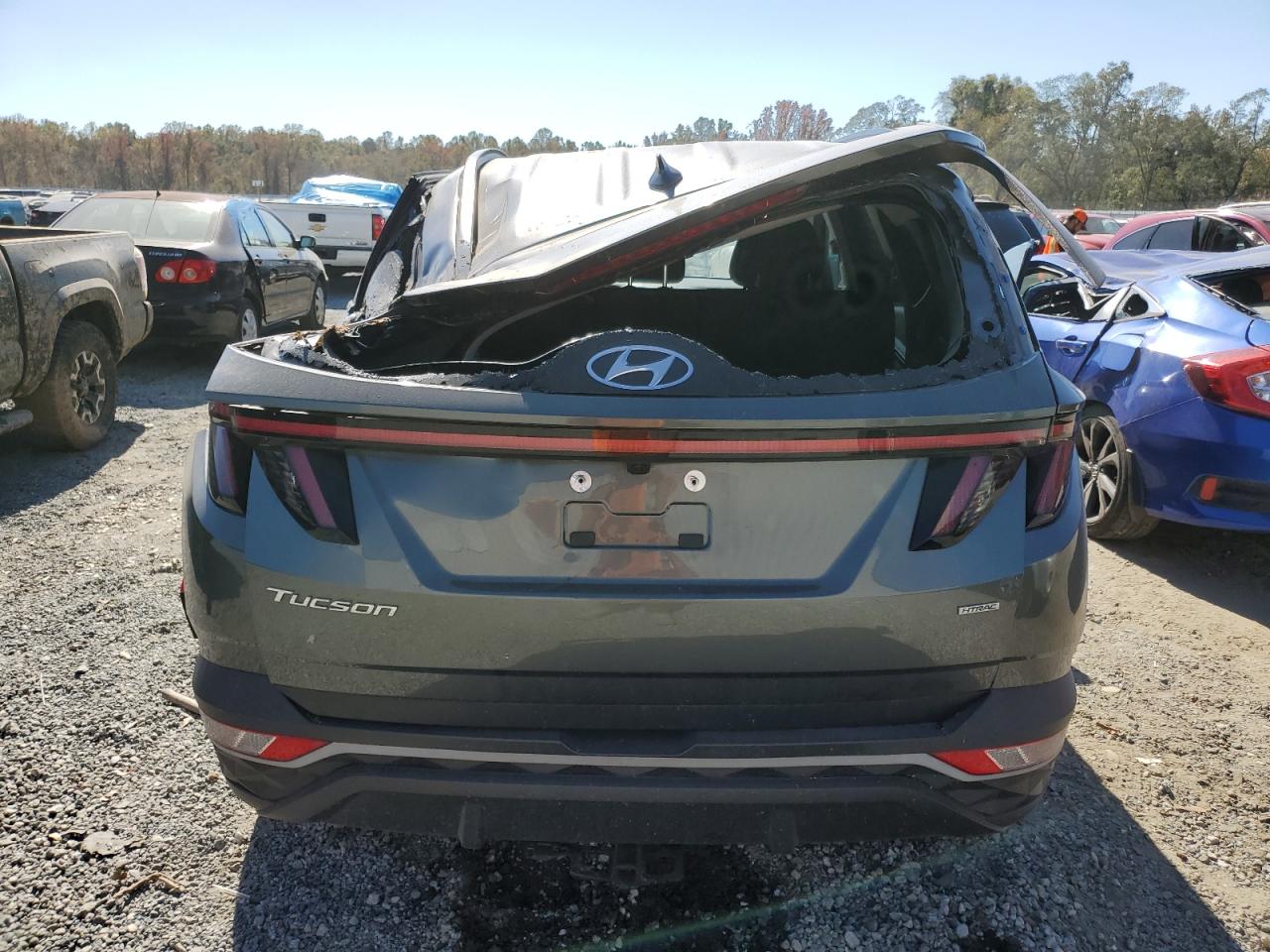 2022 HYUNDAI TUCSON SEL VIN:5NMJBCAEXNH121166