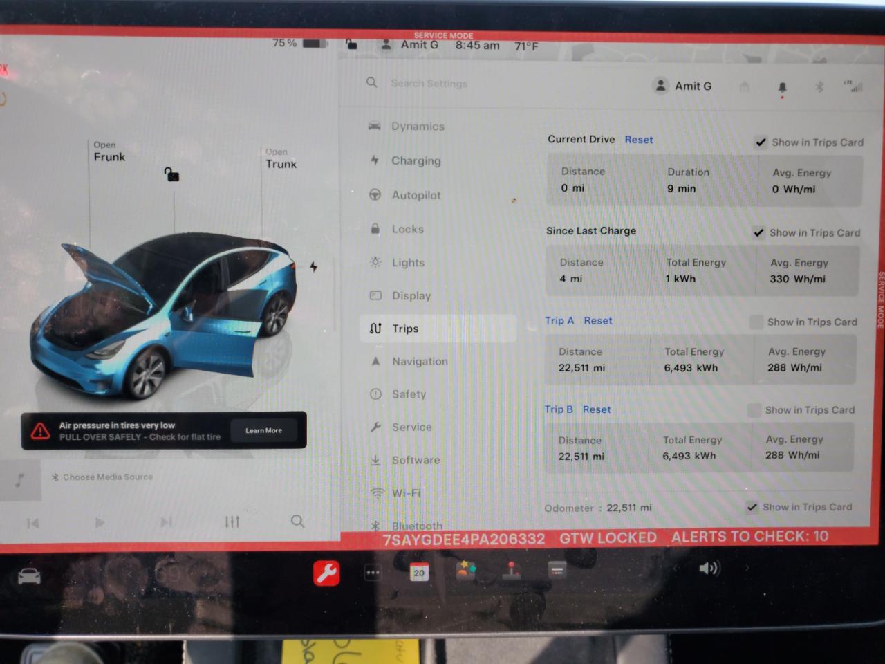 2023 TESLA MODEL Y  VIN:7SAYGDEE4PA206332