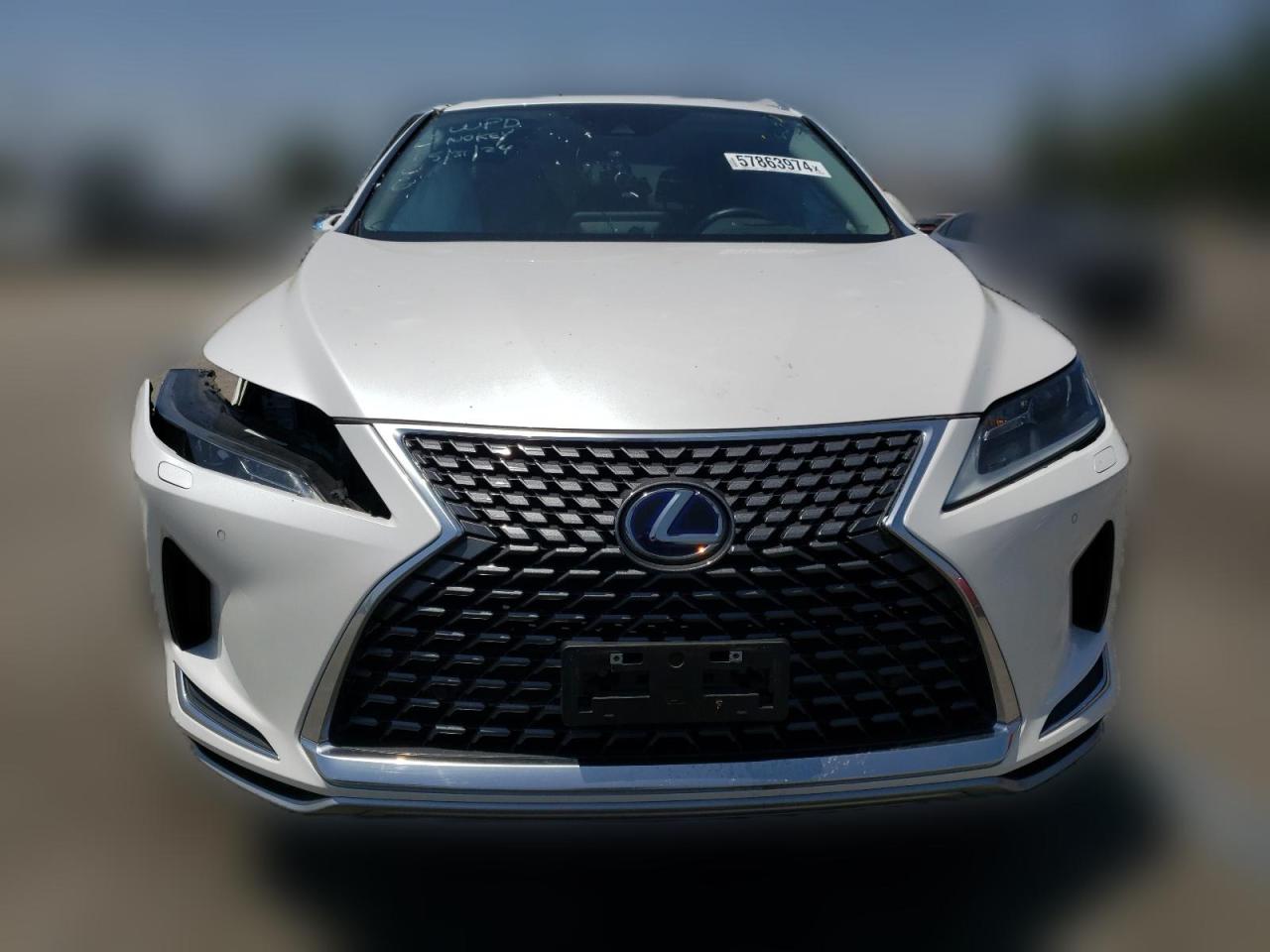 2022 LEXUS RX 450H VIN:2T2HGMDA0NC080711