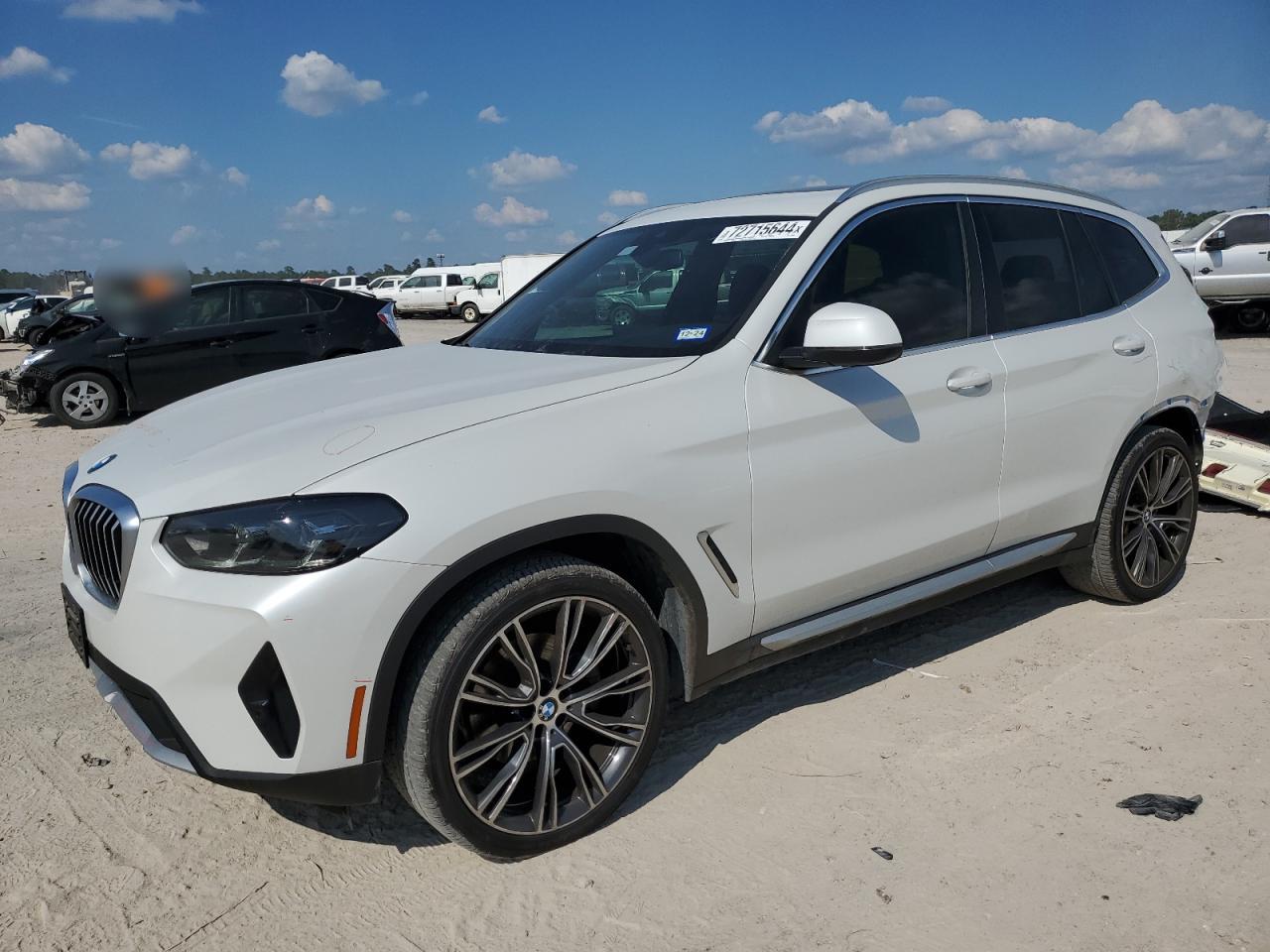 2022 BMW X3 XDRIVE30I VIN:5UX53DP03N9N13996