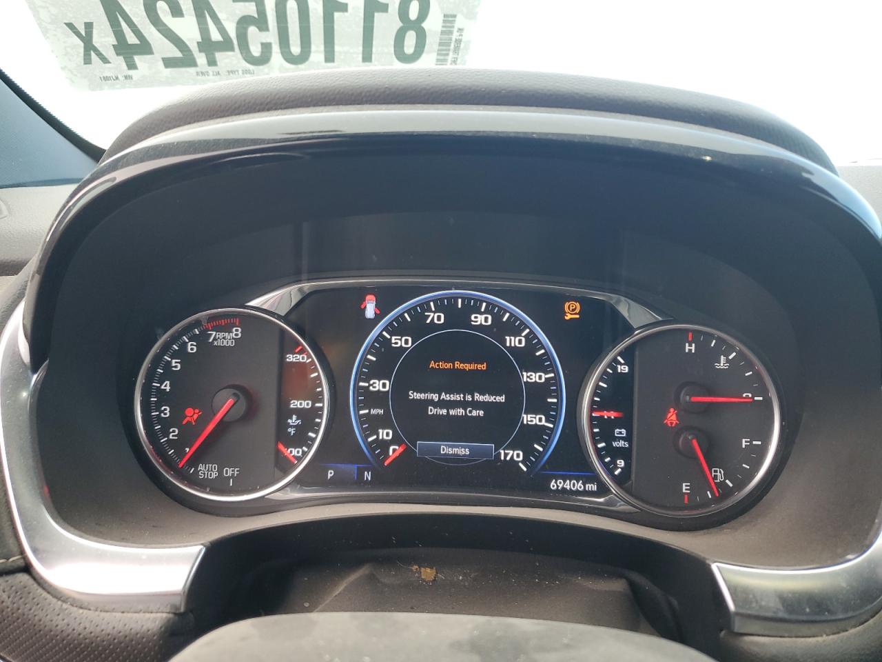 2022 CHEVROLET TRAVERSE PREMIER VIN:1GNEVKKW8NJ106581