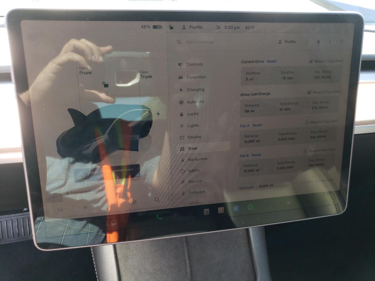 2023 TESLA MODEL 3  VIN:5YJ3E1EA7PF457244