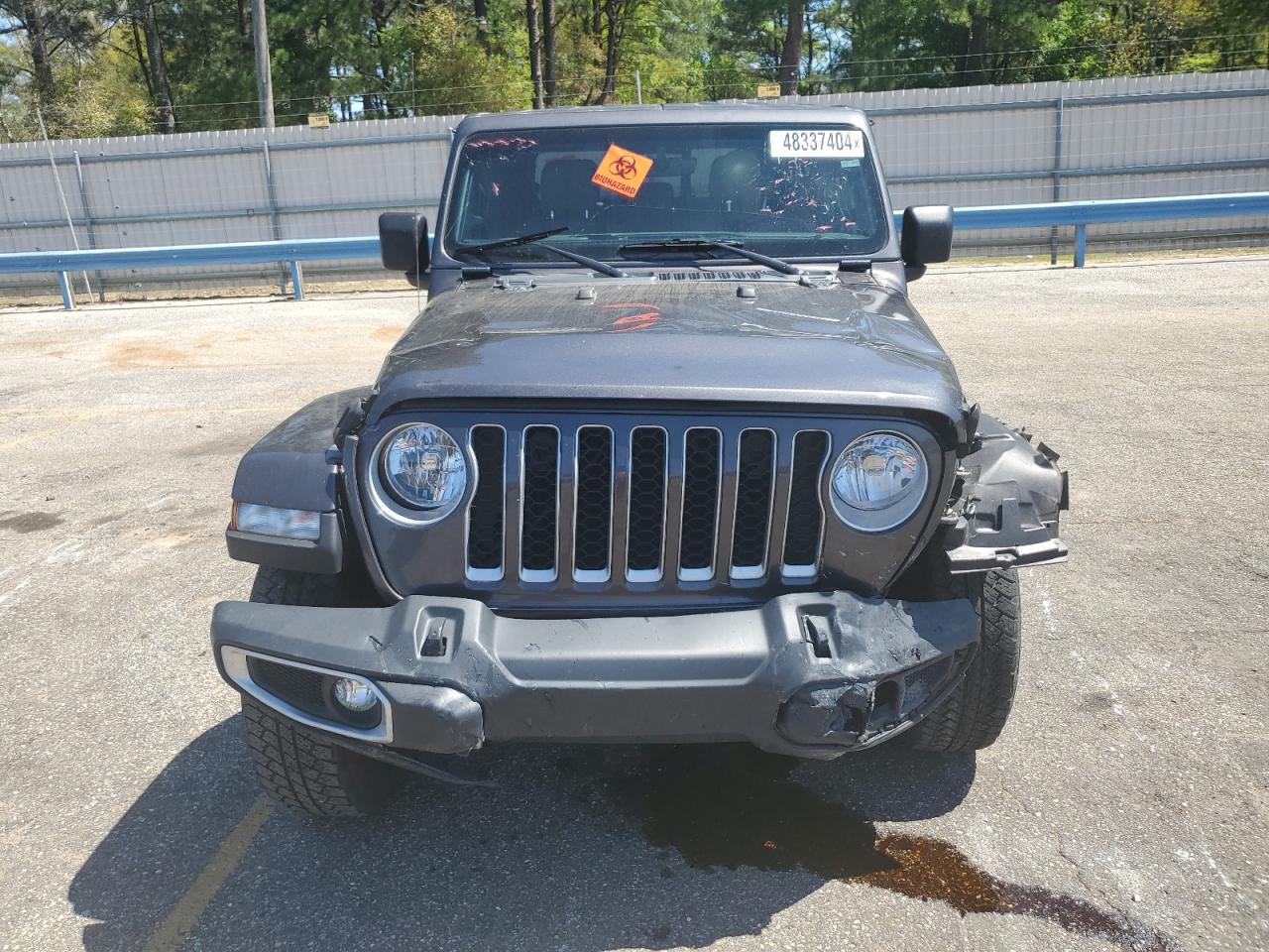 2022 JEEP GLADIATOR OVERLAND VIN:1C6HJTFG9NL101170