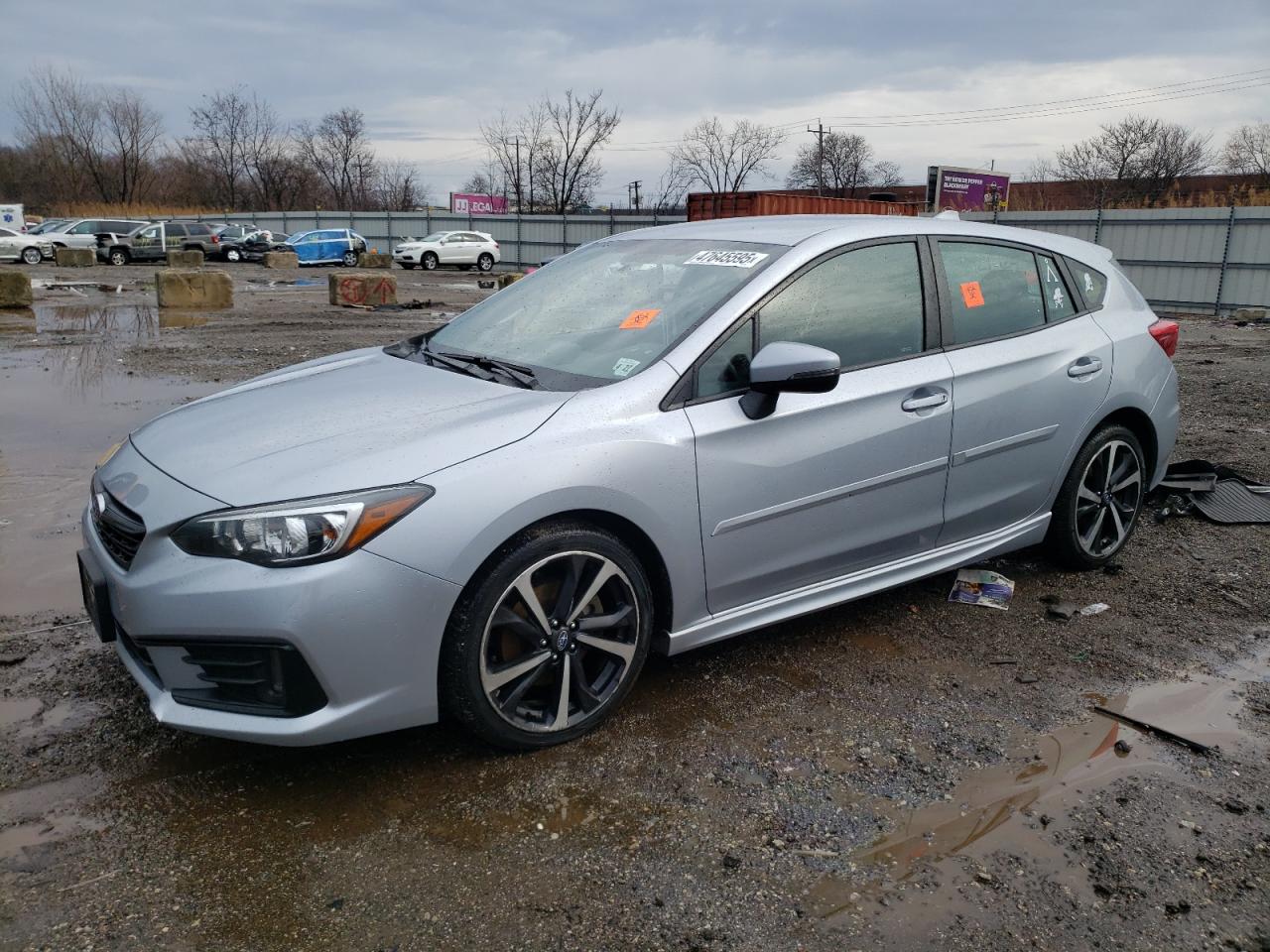 2022 SUBARU IMPREZA SPORT VIN:4S3GTAL64N3720127