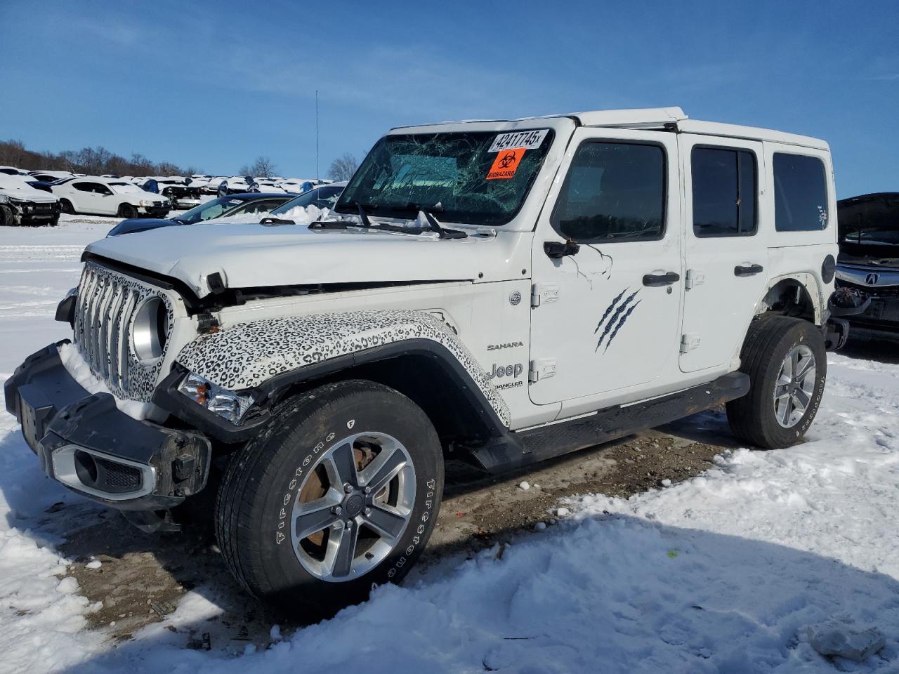 2022 JEEP WRANGLER UNLIMITED SAHARA VIN:1C4HJXEG9NW104845