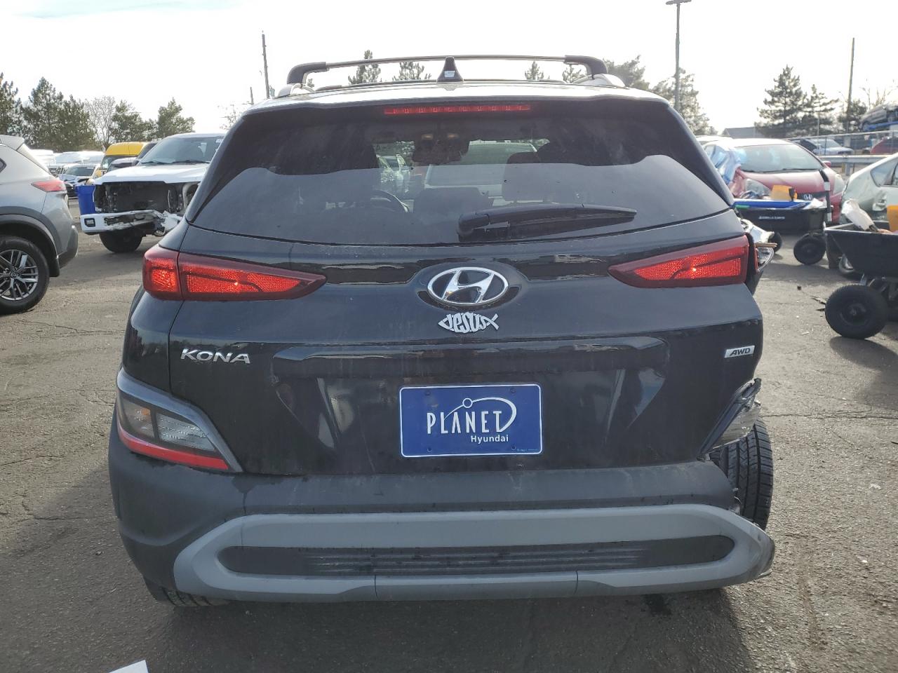 2023 HYUNDAI KONA SEL VIN:KM8K6CAB9PU995210