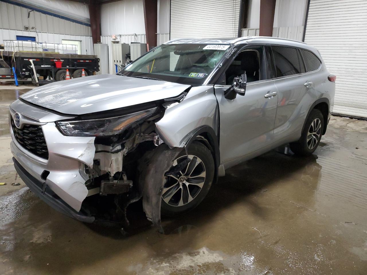 2022 TOYOTA HIGHLANDER HYBRID XLE VIN:5TDGBRCH4NS546206