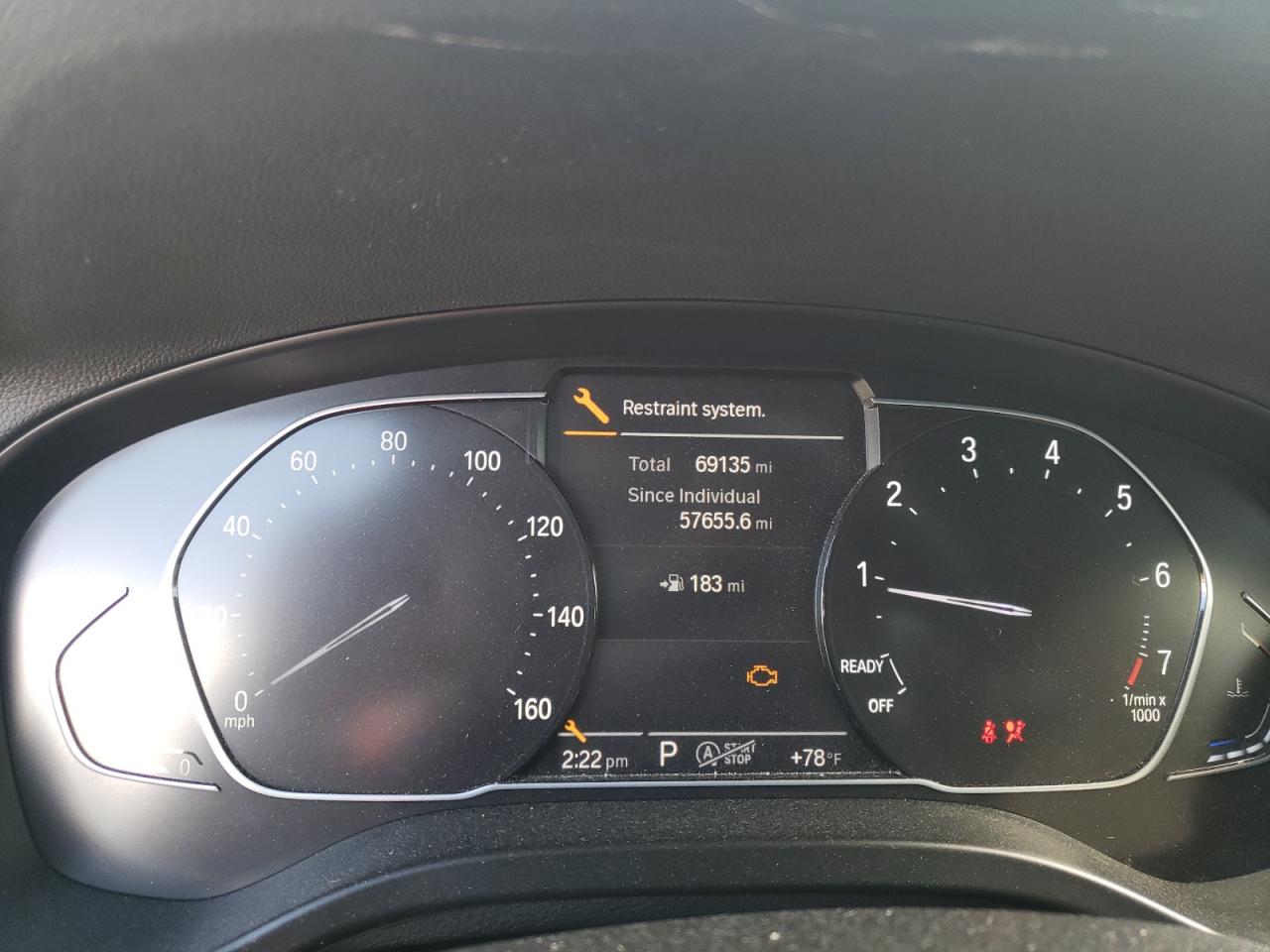 2022 BMW X3 SDRIVE30I VIN:5UX43DP00N9K82664