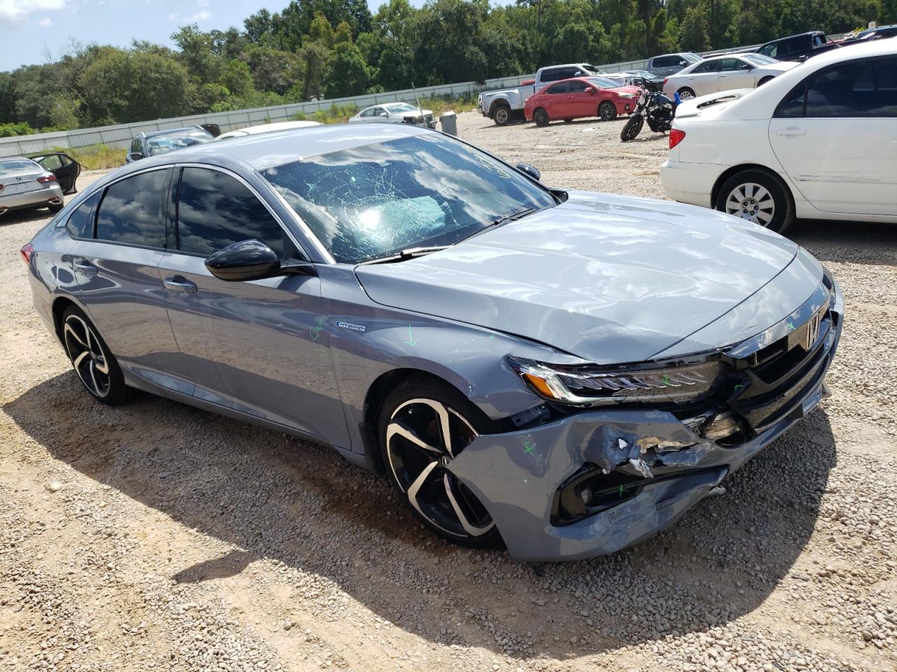 2022 HONDA ACCORD HYBRID SPORT VIN:1HGCV3F28NA044338