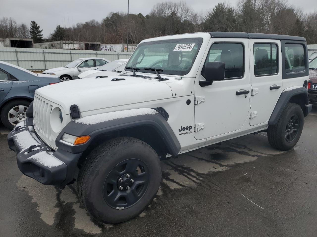 2022 JEEP WRANGLER UNLIMITED SPORT VIN:1C4HJXDN7NW246546