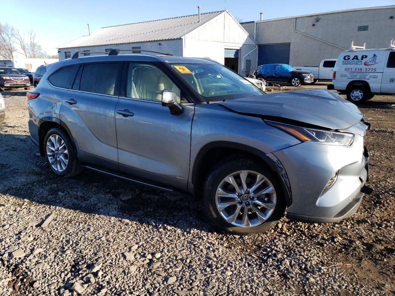 2022 TOYOTA HIGHLANDER HYBRID LIMITED VIN:5TDXBRCH0NS085344