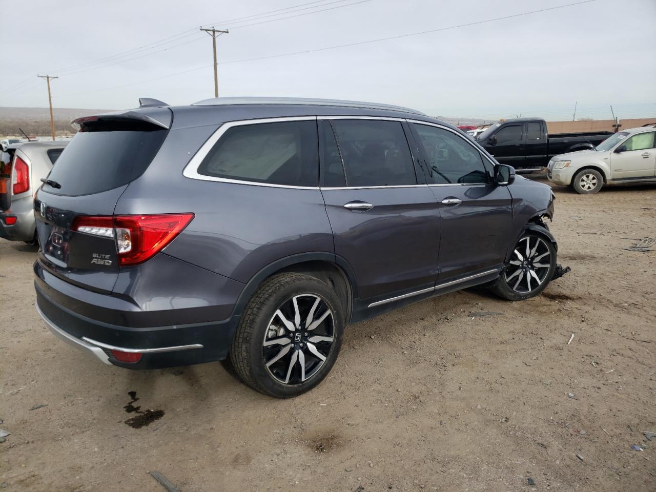 2022 HONDA PILOT ELITE VIN:5FNYF6H08NB014164