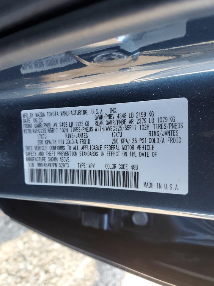 2023 MAZDA CX-50 SELECT VIN:7MMVABAM2PN152973