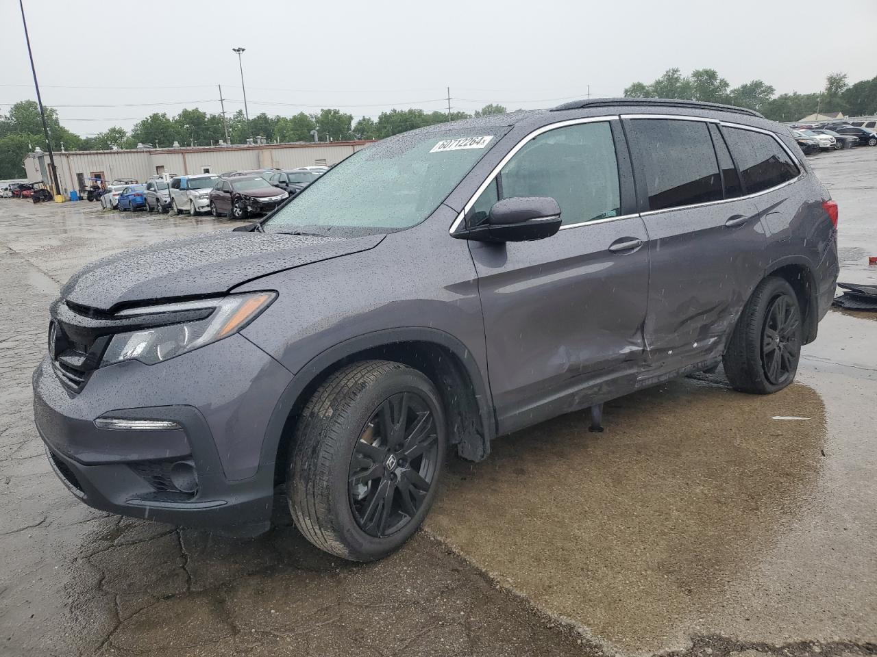 2022 HONDA PILOT SE VIN:5FNYF6H22NB041801