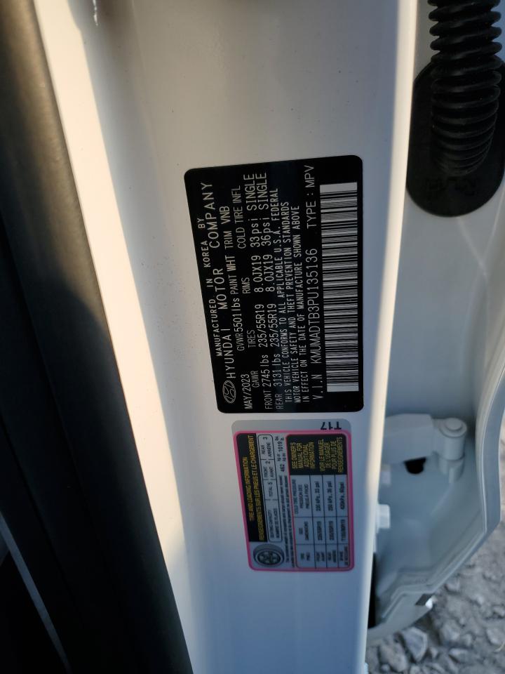 2023 GENESIS GV70 BASE VIN:KMUMADTB3PU135136