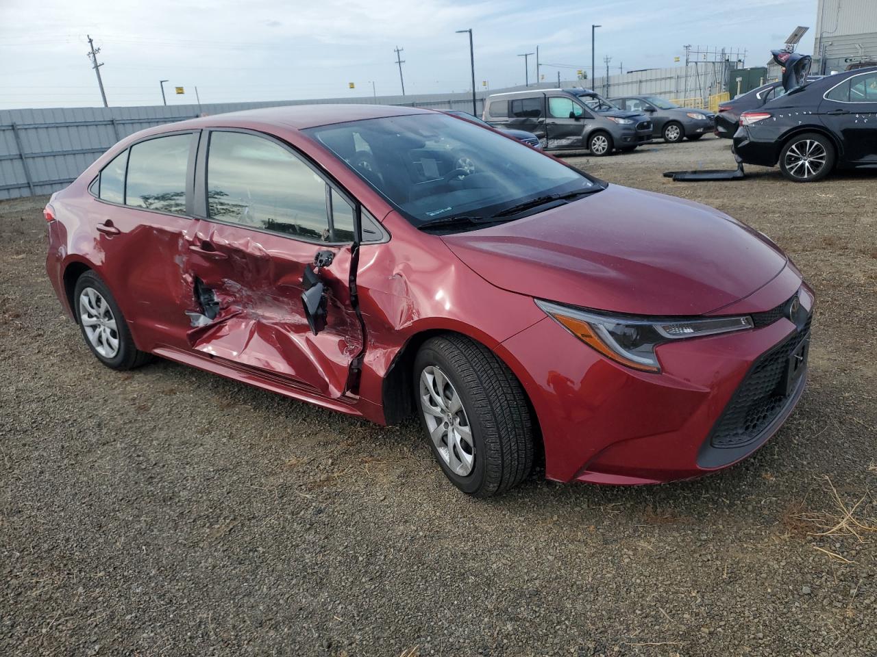 2022 TOYOTA COROLLA LE VIN:JTDEPMAE3NJ232452