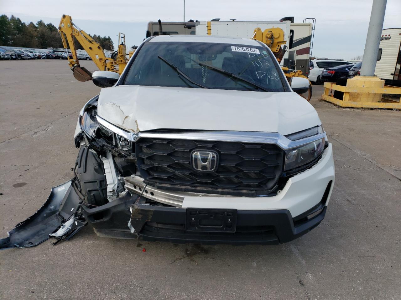 2022 HONDA PASSPORT EXL VIN:5FNYF8H55NB031768