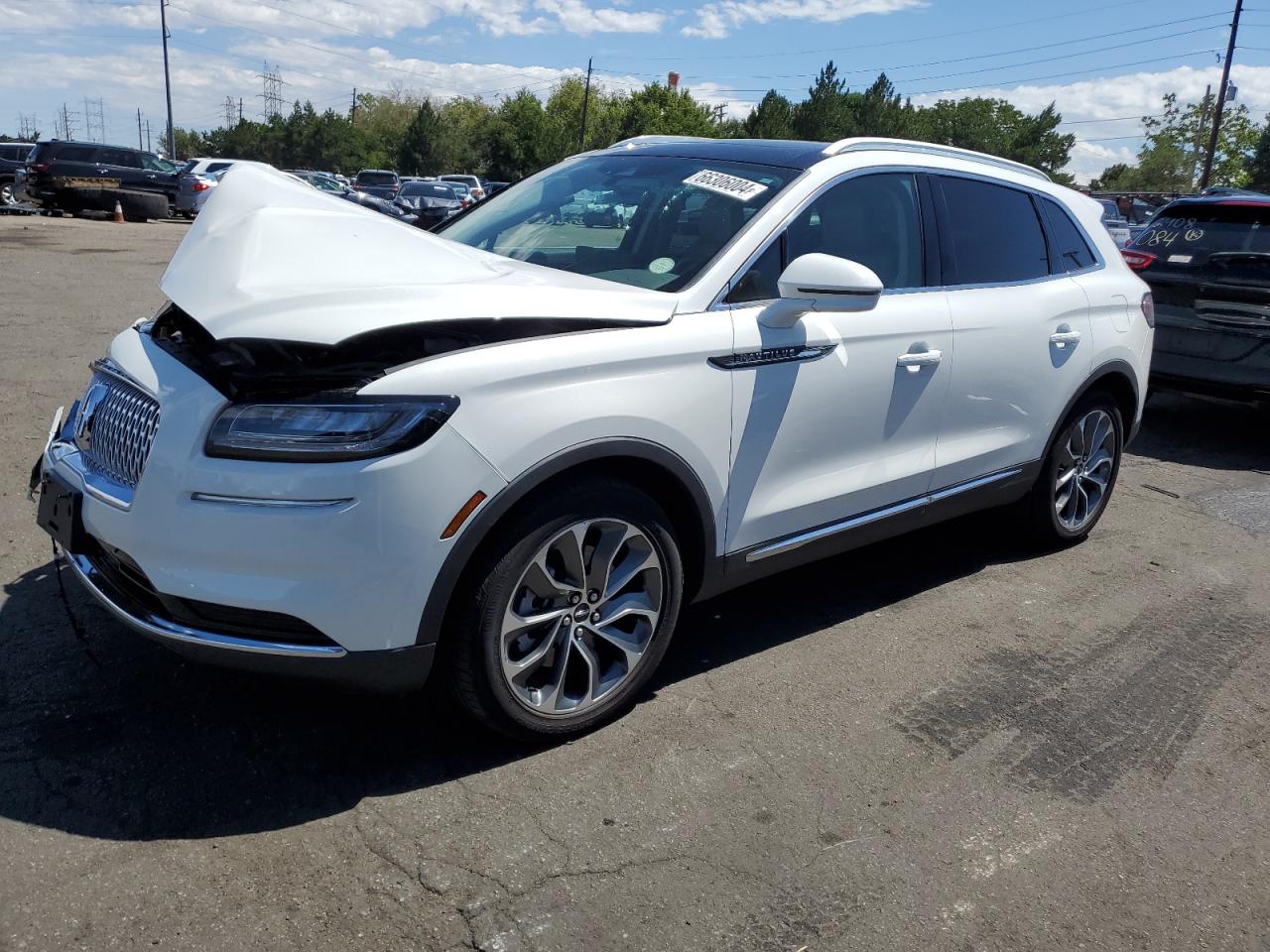 2022 LINCOLN NAUTILUS RESERVE VIN:2LMPJ8KPXNBL16046