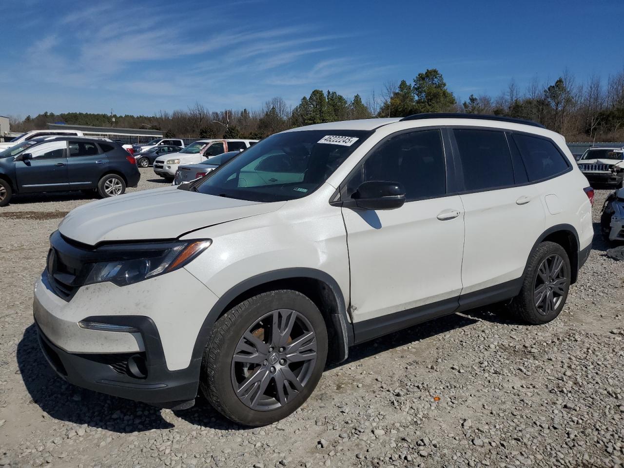 2022 HONDA PILOT SPORT VIN:5FNYF6H38NB096312