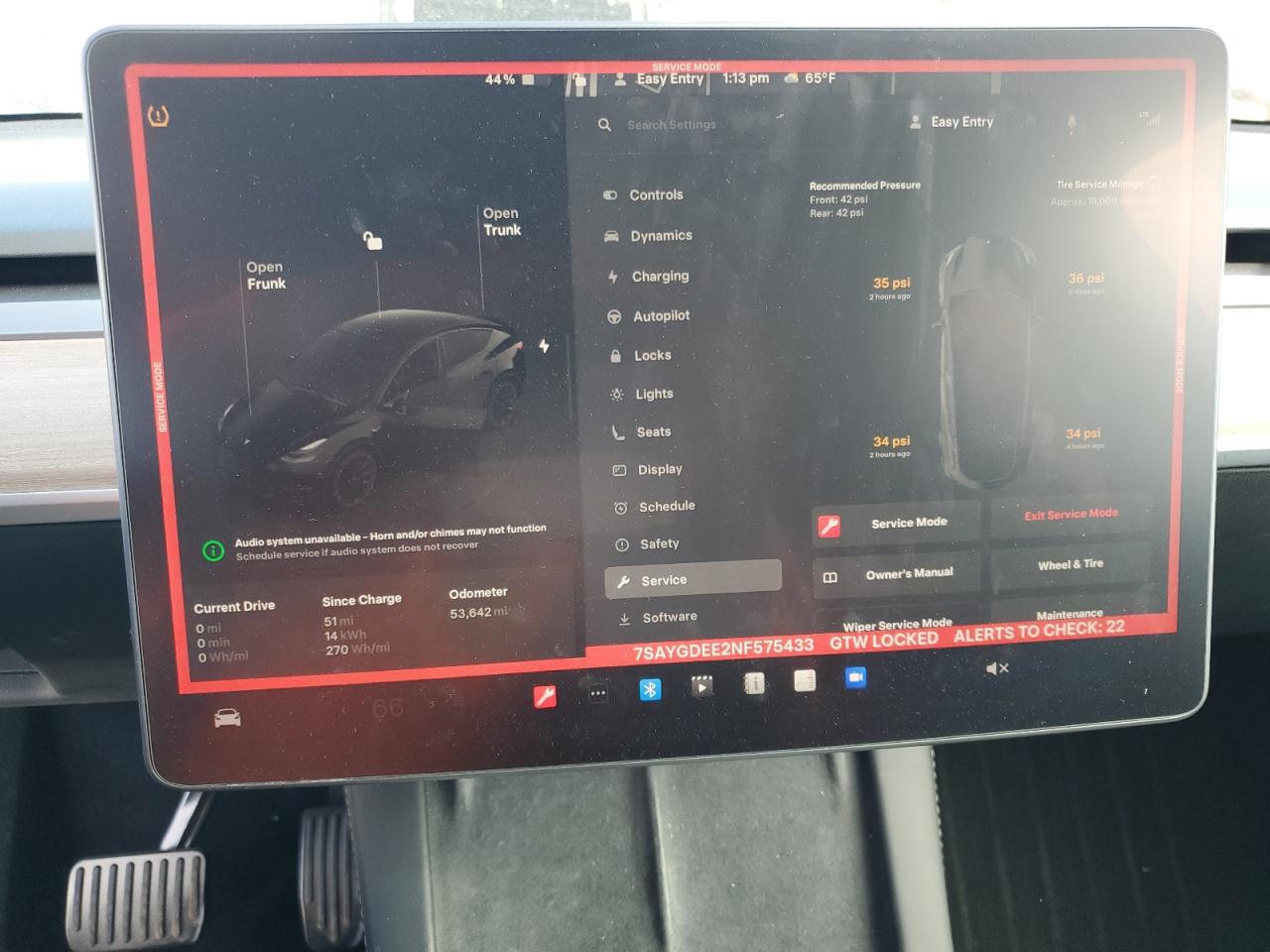 2022 TESLA MODEL Y  VIN:7SAYGDEE2NF575433