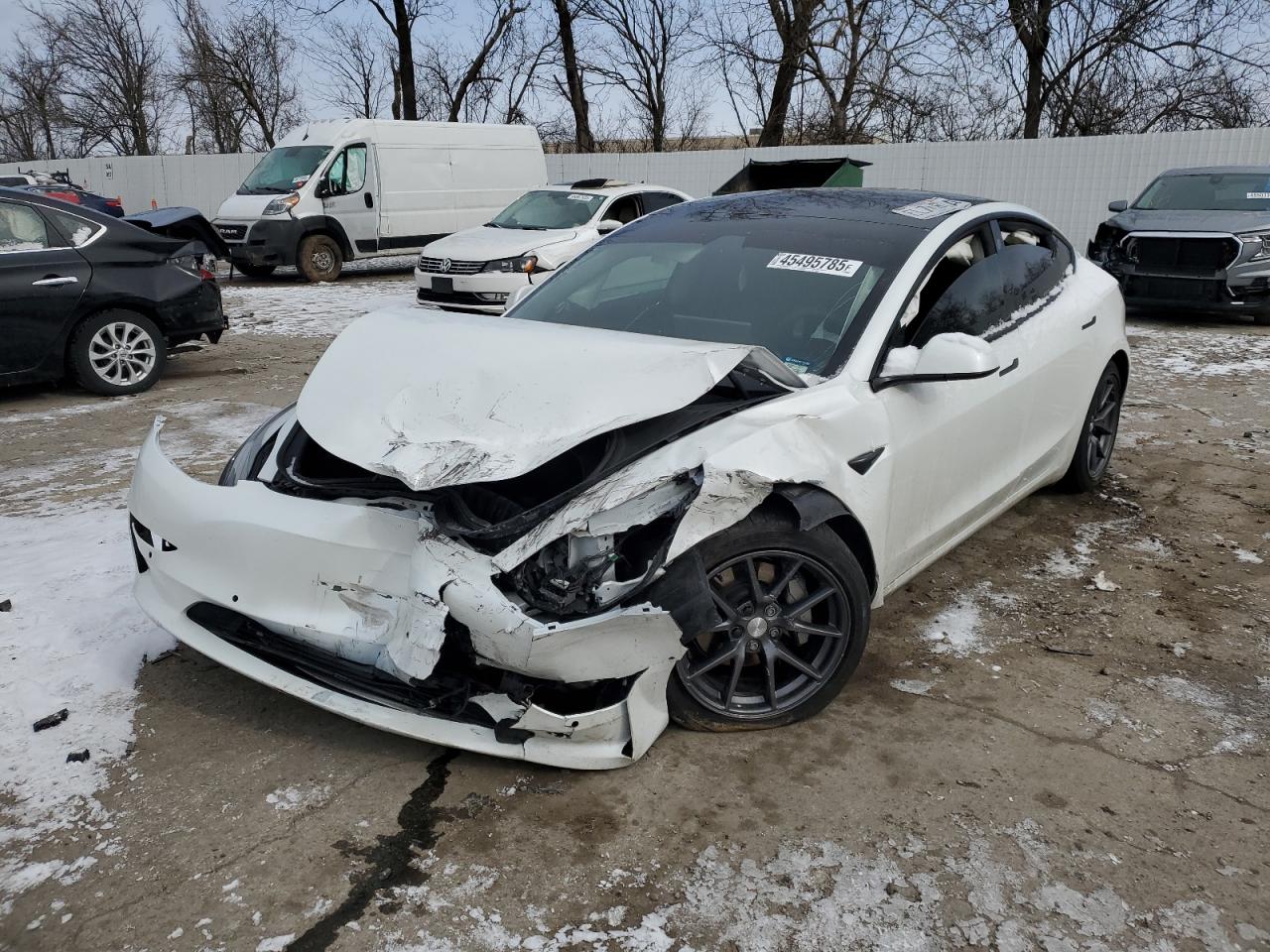 2022 TESLA MODEL 3  VIN:5YJ3E1EB7NF152929