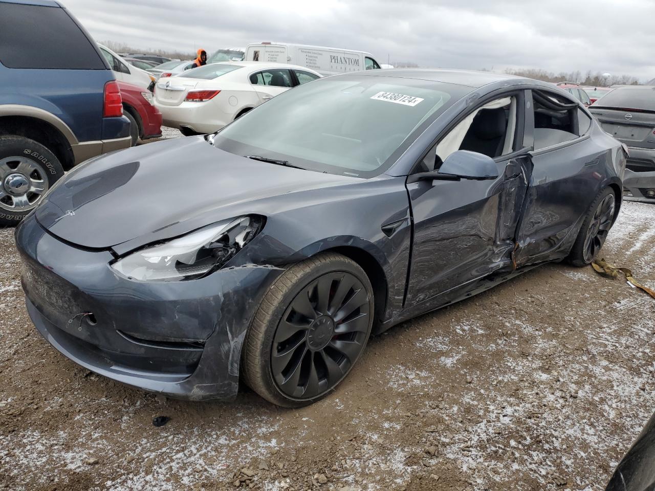 2022 TESLA MODEL 3  VIN:5YJ3E1EC8NF337354