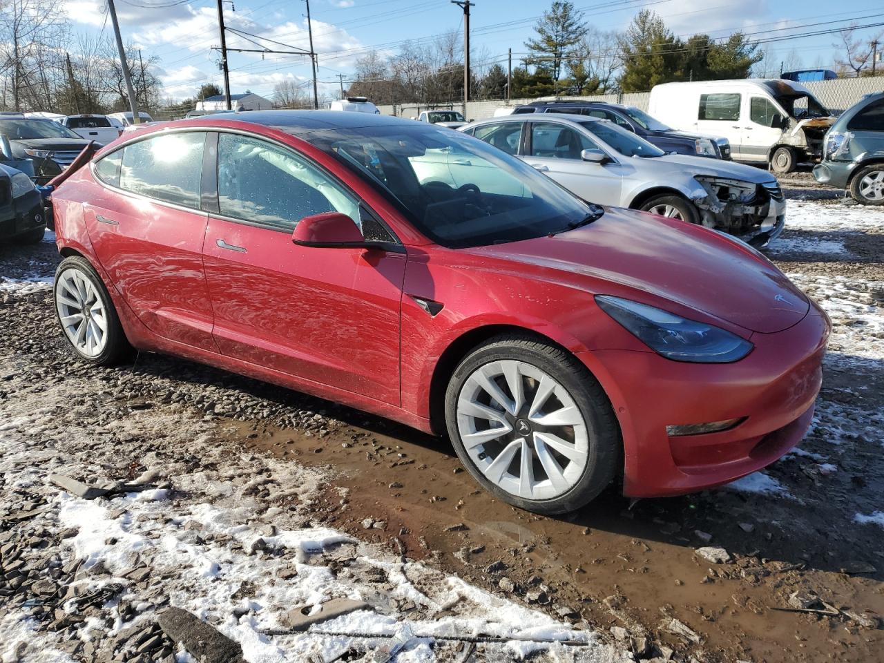 2022 TESLA MODEL 3  VIN:5YJ3E1EA4NF369149