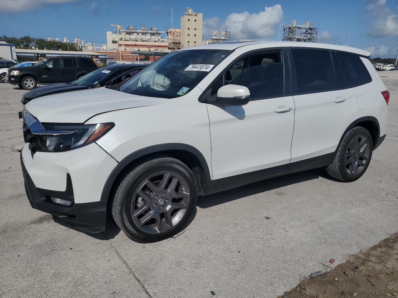 2022 HONDA PASSPORT EXL VIN:5FNYF7H51NB006473