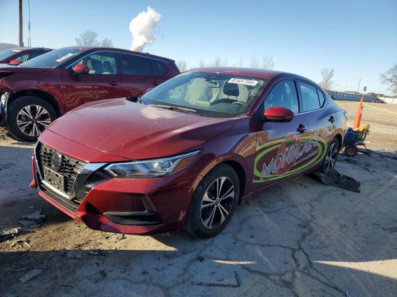 2022 NISSAN SENTRA SV VIN:3N1AB8CV5NY246708
