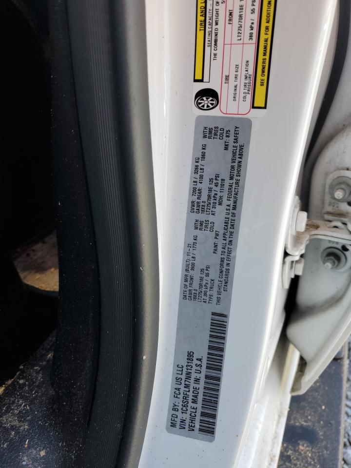 2022 RAM 1500 REBEL VIN:1C6SRFLM7NN131895
