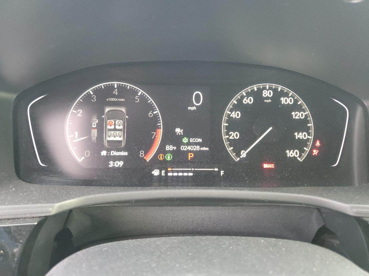 2024 HONDA CIVIC SPORT VIN:2HGFE2F52RH509186