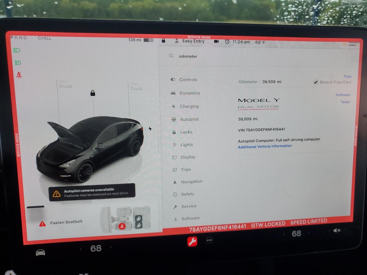 2022 TESLA MODEL Y  VIN:7SAYGDEF6NF416441
