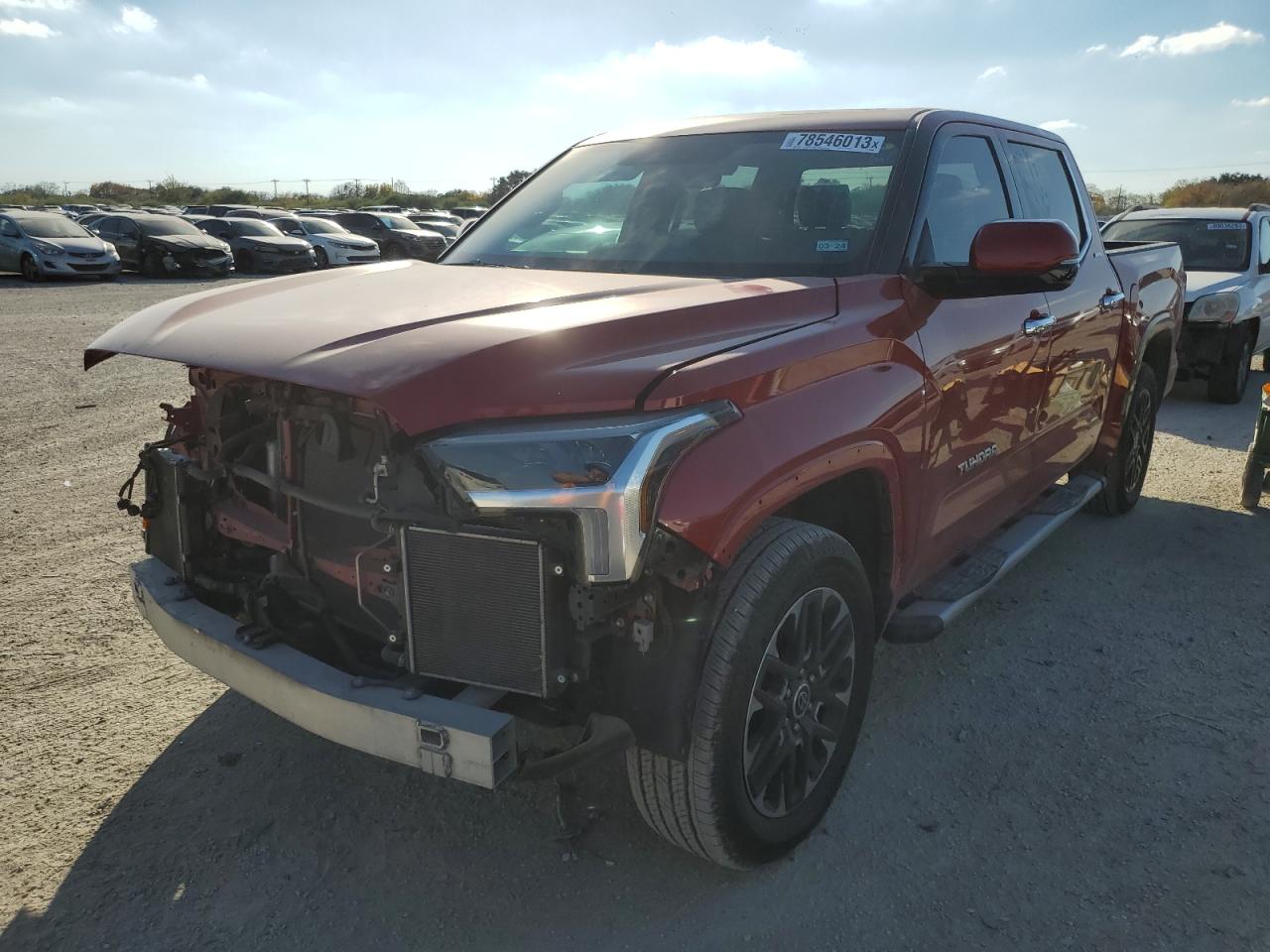 2022 TOYOTA TUNDRA CREWMAX LIMITED VIN:5TFJA5AB2NX005486