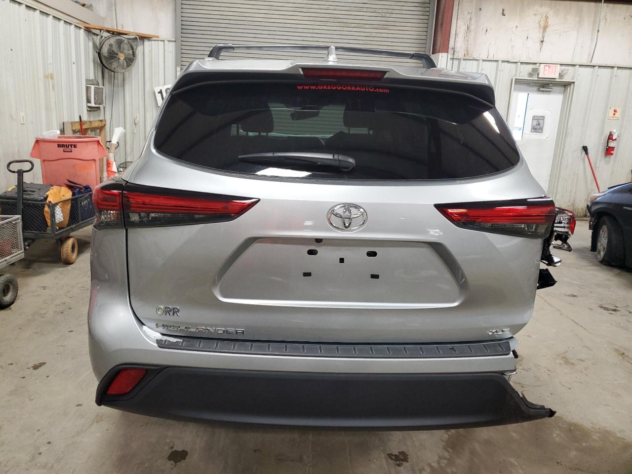 2022 TOYOTA HIGHLANDER XLE VIN:5TDGZRAH6NS133959