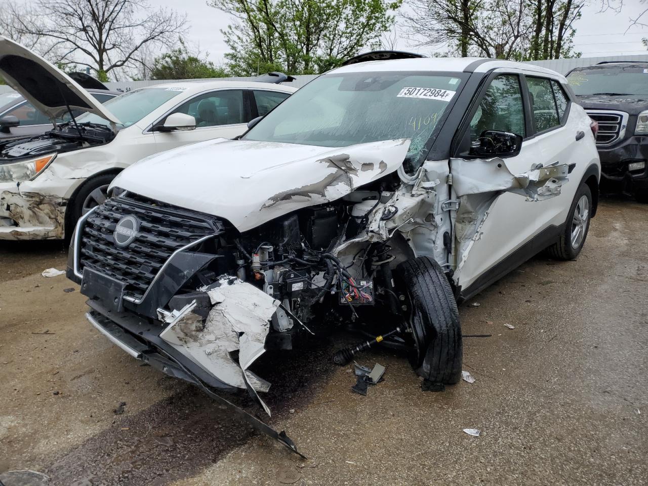 2022 NISSAN KICKS S VIN:3N1CP5BV2NL495720