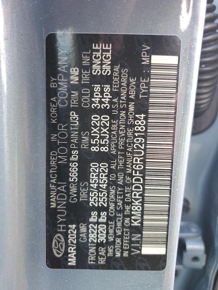 2024 HYUNDAI IONIQ 5 LIMITED VIN:KM8KRDDF6RU291884