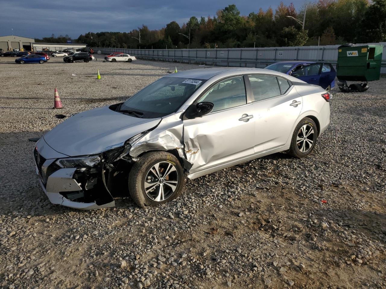 2022 NISSAN SENTRA SV VIN:3N1AB8CV6NY290474