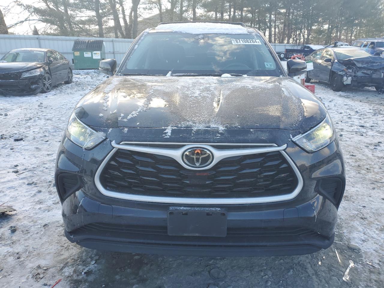 2022 TOYOTA HIGHLANDER L VIN:5TDCZRBH4NS224029