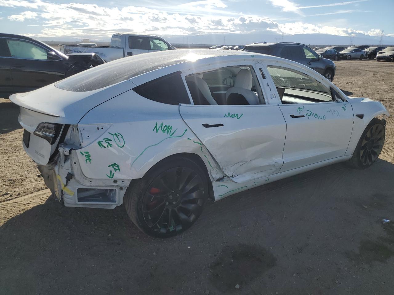 2022 TESLA MODEL 3  VIN:5YJ3E1EC9NF270019