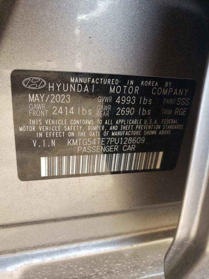 2023 GENESIS G70 BASE VIN:KMTG54TE7PU128609